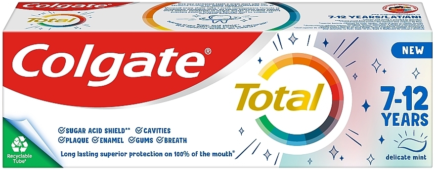 Kids Toothpaste 7-12 years - Colgate Total Junior Toothpaste — photo N1