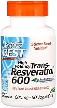 High Potency Trans-Resveratrol, 600mg, capsules - Doctor's Best — photo N1