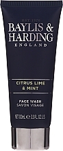 Set - Baylis & Harding Men's Citrus Lime & Mint Bag (hair/body/wash/100ml + face/wash/100ml + a/sh/balm/100ml + acc) — photo N4