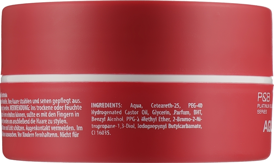 Watery Hair Wax - RedOne Aqua Hair Gel Wax Full Force Red — photo N3