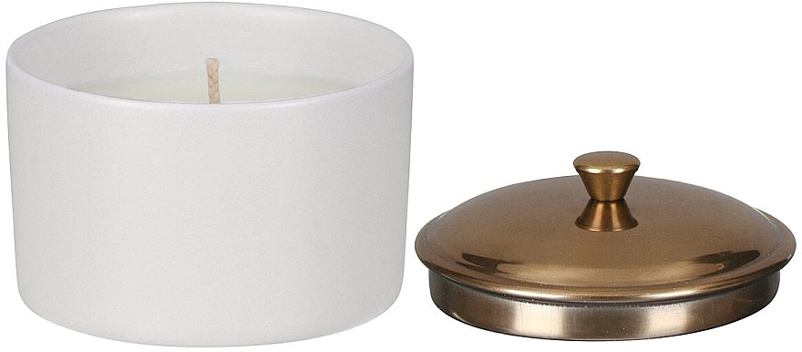 Scented Candle 'Tobacco & Vanilla' - Paddywax Hygge Ceramic Candle White Tobacco & Vanilla — photo N2