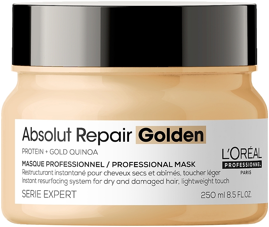 Gold Quinoa Hair Mask - L'Oreal Professionnel Absolut Repair Gold Quinoa +Protein Mask — photo N1