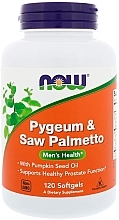 Fragrances, Perfumes, Cosmetics Softgels - Now Foods Pygeum & Saw Palmetto