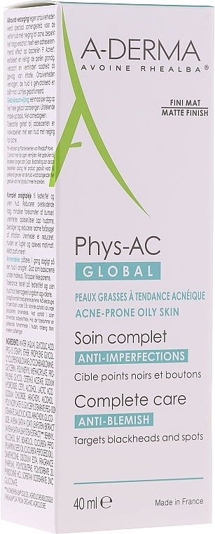 Face Cream - A-Derma Phys-AC Global Severe Blemish Care — photo N1