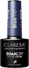 Fragrances, Perfumes, Cosmetics Gel Polish - Claresa Blue SoakOff UV/LED Color