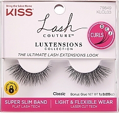 False Lashes - Kiss Lash Couture LuXtensions Eyelash Band Classic — photo N1