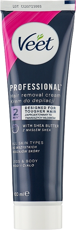 Shea Butter Depilation Cream for all Skin Types - Veet Professional Hair Removal Cream — photo N8