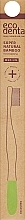 Bamboo Medium Toothbrush, light green - Ecodenta Bamboo Toothbrush Medium — photo N1