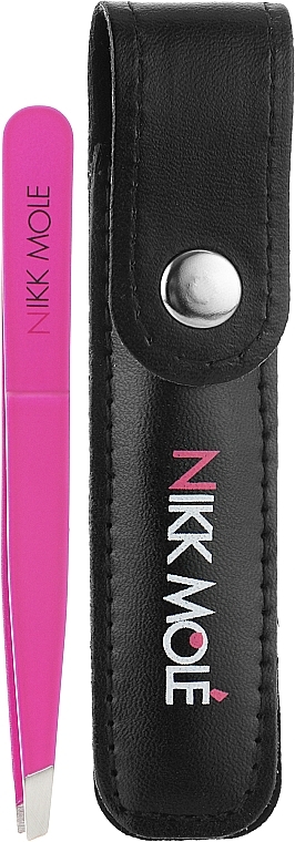 Classic Tweezers with Case, purple - Nikk Mole — photo N1