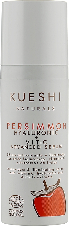 Hyaluronic Acid and Vitamin C Face Serum - Kueshi Naturals Persimmon Hilauronic + Vit-C Advanced Serum — photo N1