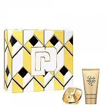 Fragrances, Perfumes, Cosmetics Paco Rabanne Lady Million - Set (edp/80ml + b/lot/100ml)