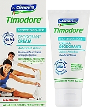 Foot Cream Deodorant - Timodore Deodorant Cream 48H — photo N2