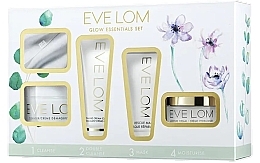 セット、5アイテム - Eve Lom Glow Essentials Set	 — photo N1