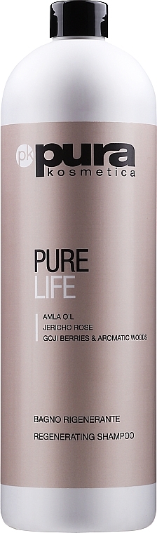 Repair Shampoo for All Hair Types - Pura Kosmetica Pure Life Regenerating Shampoo — photo N3