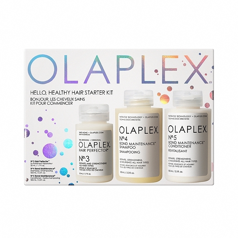 Set - Olaplex Hello Healthy Hair Starter Kit (h/pr/50ml+sh/100ml+con/100ml) — photo N1