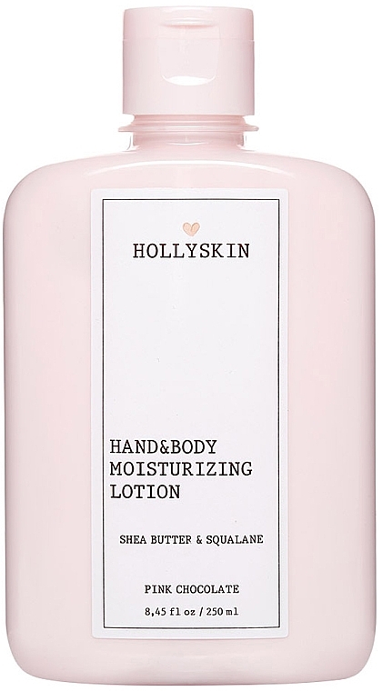 Softening & Moisturizing Hand & Body Lotion with Shea Butter & Squalane - Hollyskin Perfect Pink Chocolate Hand & Body Moisturizing Lotion Shea Butter & Squalane — photo N1