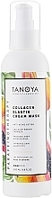 Fragrances, Perfumes, Cosmetics Collagen-Elastin Cream Mask "Tropical Cocktail" - Tanoya Paraffin Therapy