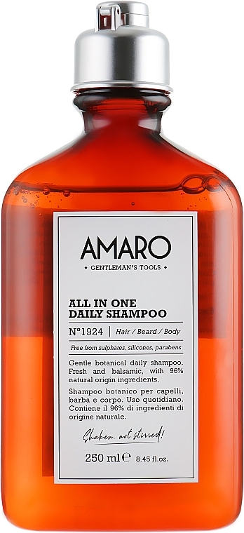 Daily Shampoo - FarmaVita Amaro All In One Daily Shampoo — photo N2