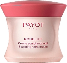 Fragrances, Perfumes, Cosmetics Sculpting Night Cream with Peony Extract - Payot Roselift Collagene Sculpting Night Cream