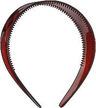 Fragrances, Perfumes, Cosmetics Hair Hoop "Basic Diamant", large, brown - Titania