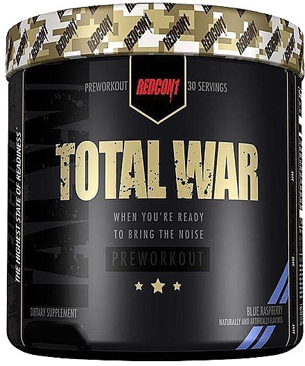 Pre-workout complex - RedCon1 Total War Preworkout Blue Raspberry — photo N1