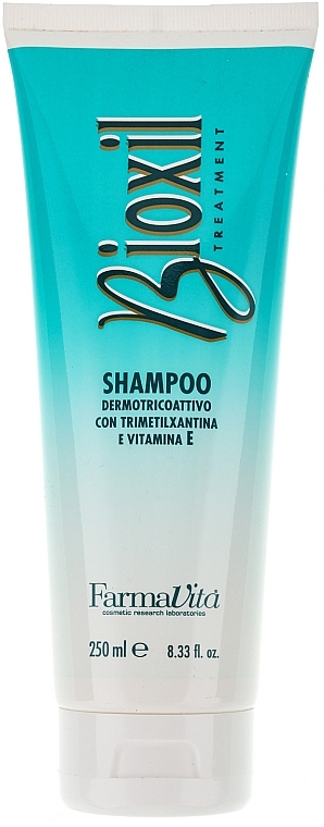 Anti-Hair Loss Caffeine Shampoo - Farmavita Bioxil Shampoo — photo N1