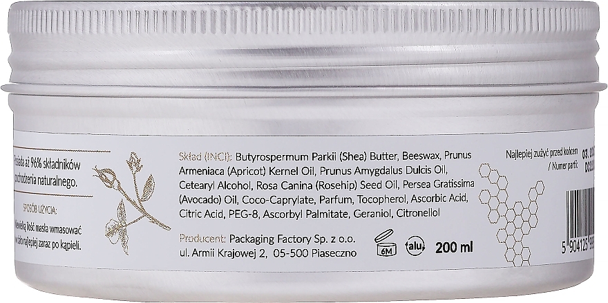 Rose Body Butter - Almond Cosmetics Rose Body Butter — photo N2