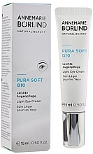 Fragrances, Perfumes, Cosmetics Coenzyme Q10 Eye Cream - Annemarie Borlind Pura Soft Q10 Light Eye Cream