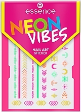 Fragrances, Perfumes, Cosmetics Nail Stickers - Essence Neon Vibes Nail Art Stickers