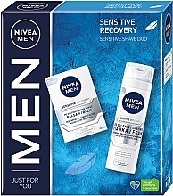 Set - NIVEA MEN Sensitive Recovery (ash/balm/100ml + foam/200ml) — photo N1