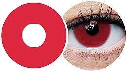 Fragrances, Perfumes, Cosmetics Colored Contact Lenses, red vampire, 2 pcs. - Clearlab ClearColor Phantom Red Vampire