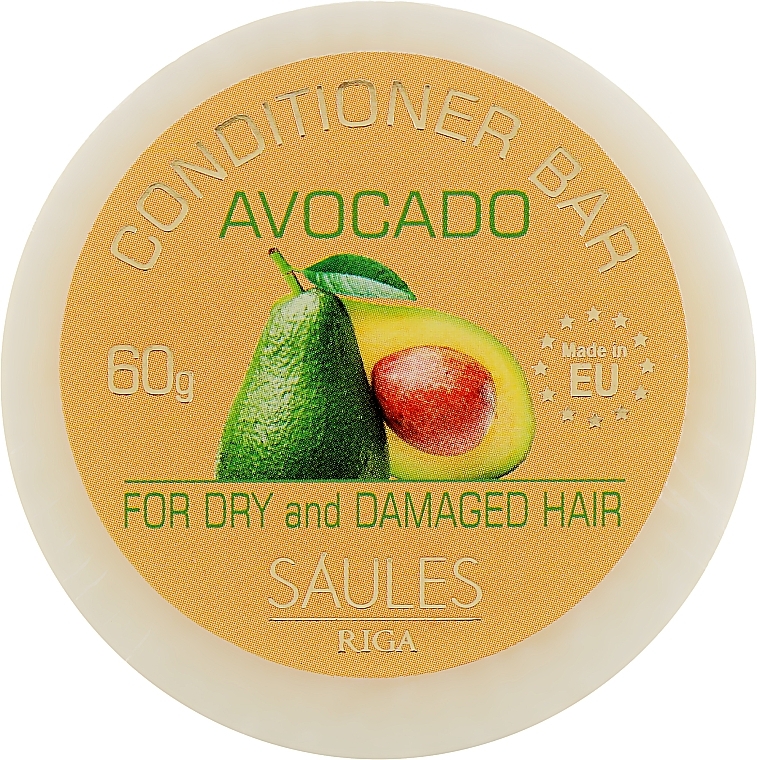 Solid Conditioner "Avocado" - Saules Fabrika — photo N1