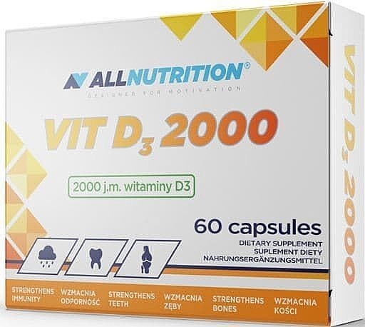Vitamin D3 - AllNutrition Vitamin D3 2000 — photo N1