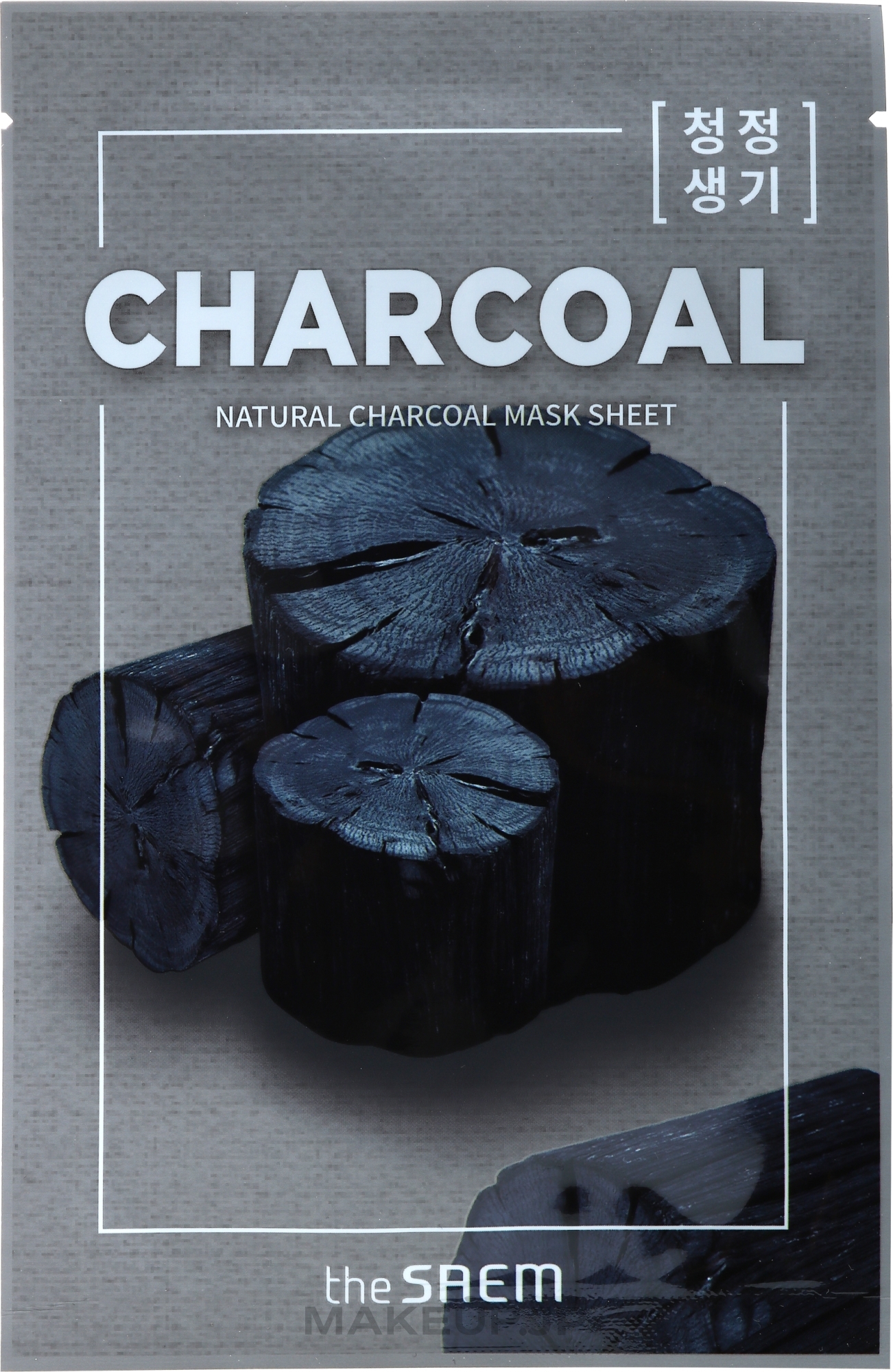 Charcoal Sheet Mask - The Saem Natural Charcoal Mask Sheet — photo 21 ml