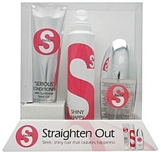 Fragrances, Perfumes, Cosmetics Set - Tigi S-Factor Straighten Out Gift Set (cond/150ml + spray/125ml + spray/200ml)