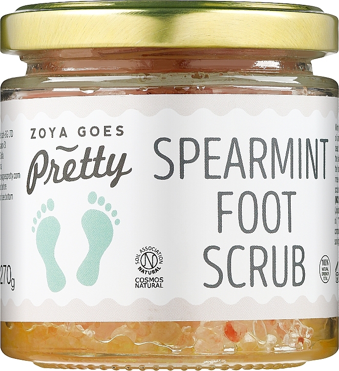Mint Foot Scrub - Zoya Goes Pretty Spearmint Foot Scrub — photo N1