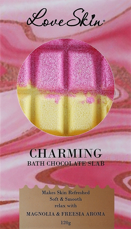 Bath Chocolate - Love Skin Charming Bath Chocolate Slab — photo N1