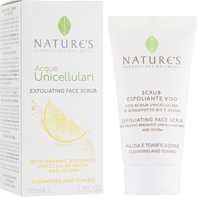 Exfoliating Face Scrub - Nature's Acque Unicellulari Exfoliating Face Scrub — photo N2