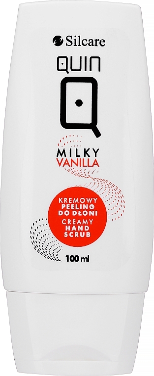 Creamy Hand Peeling - Silcare Quin Hand Cream Peeling Milky Vanilla — photo N1