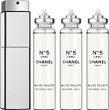 Chanel N5 L`Eau - Eau de Toilette (refill) — photo N7
