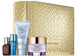 Fragrances, Perfumes, Cosmetics Set - Estee Lauder Anti-Wrinkle Advanced Time Zone Essentials Collection Set (eye/cr/50ml + serum/7ml + serum/15ml + mask/50ml)