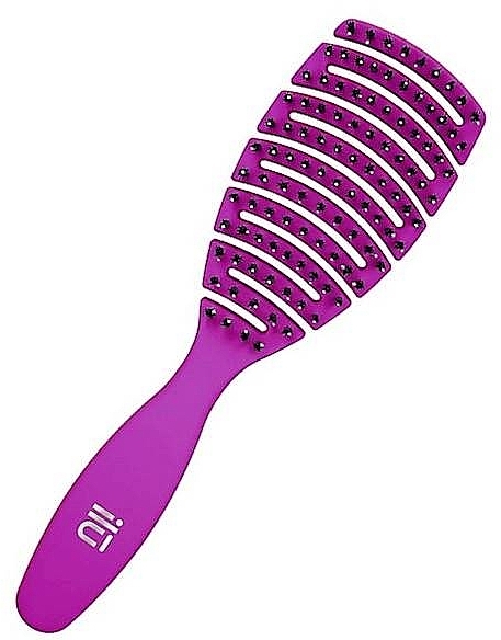Hair Brush, purple - Ilu Brush Easy Detangling Purple — photo N1
