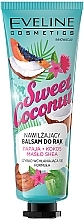 Fragrances, Perfumes, Cosmetics Hand Cream "Moisturizing" - Eveline Cosmetics Sweet Coconut Hand Cream