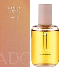 アロマ ヘア オイル、アプリコット - La'dor Polish Oil Wet Hair Apricot — photo N1