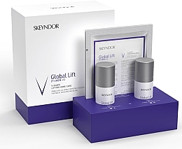 Skincare Set - Skeyndor Global Lift V-Shape Lifting (serum/30ml + cr/30ml + mask/2pcs) — photo N1