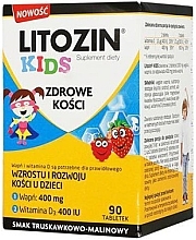 Fragrances, Perfumes, Cosmetics Kids Healthy Bones Strawberry Raspberry Dietary Supplement - Orkla Litozin Kids