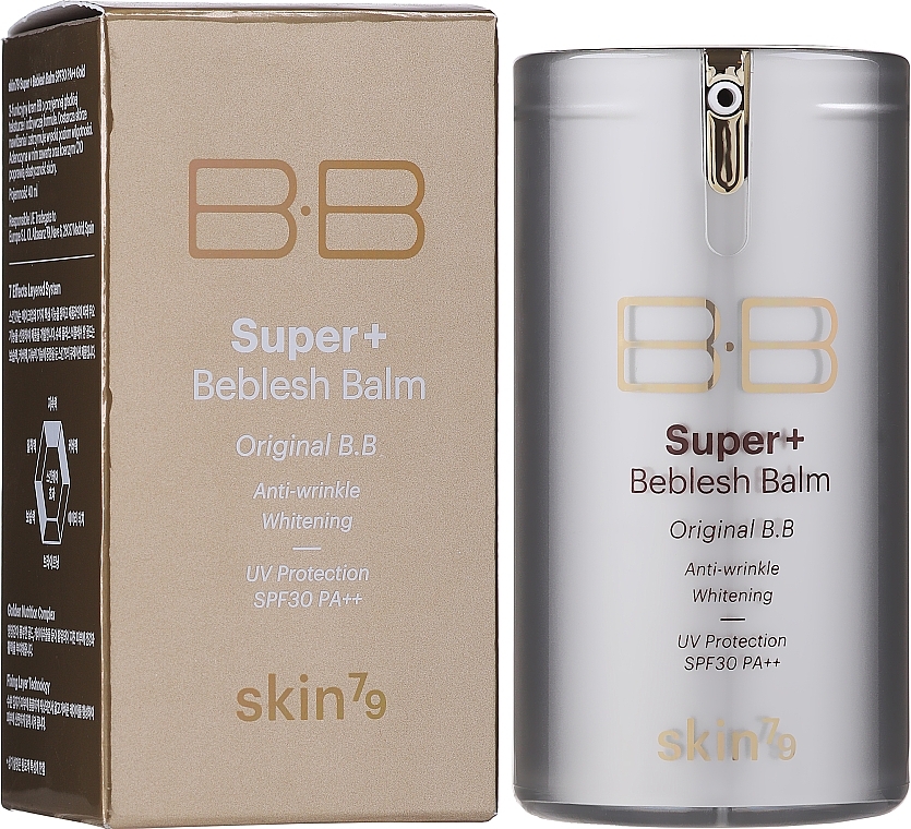 Multifunctional Facial BB Cream - Skin79 Super Plus Beblesh Balm VIP Gold — photo N3