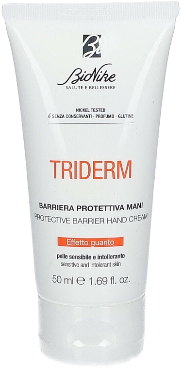 Hand Cream - BioNike Triderm Protective Barrier Hand Cream — photo N1