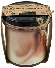 Scented Marble Candle "Coffee" - Miabox Candle — photo N1