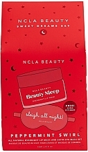 Fragrances, Perfumes, Cosmetics Set  - NCLA Beauty Sweet Dreams Peppermint Swirl Lip Mask Gift Set (lip mask/15ml + sleeping mask/1pc)